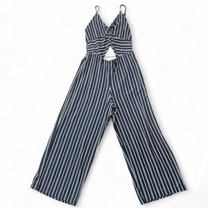 Hollister Navy Striped Jumpsuit ✨ Size S  Cute Summer Fit